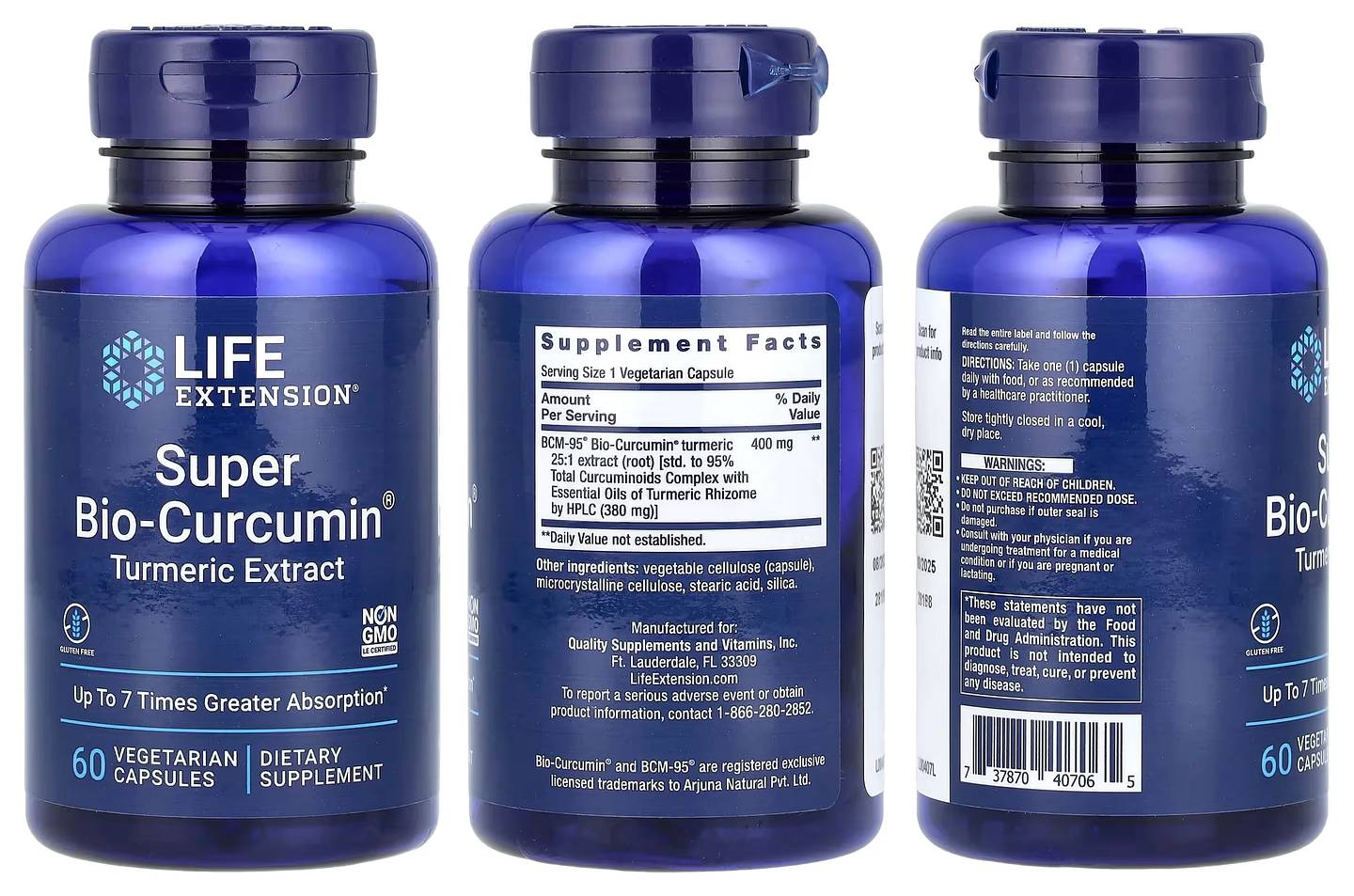 Life Extension, Super Bio-Curcumin packaging