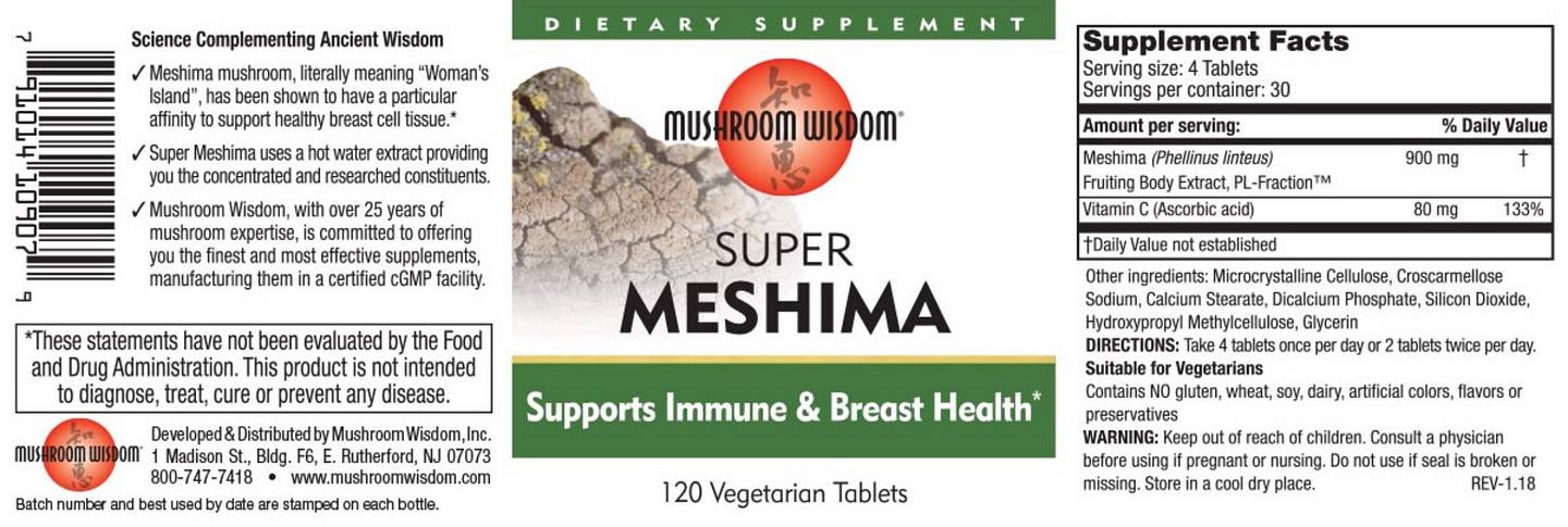 Mushroom Wisdom, Super Meshima label