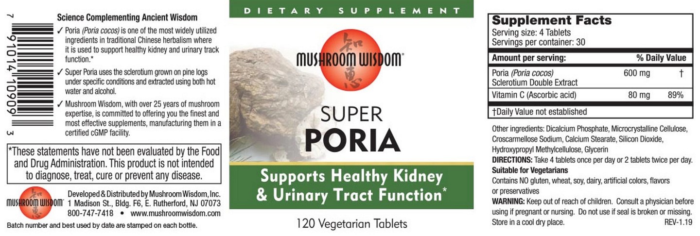 Mushroom Wisdom, Super Poria label