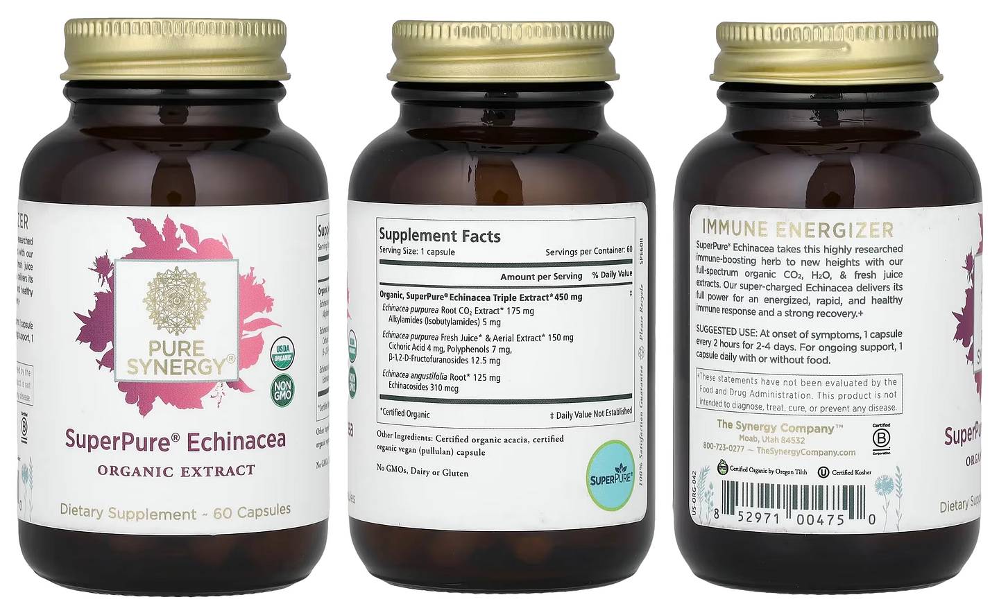 Pure Synergy, SuperPure Echinacea packaging