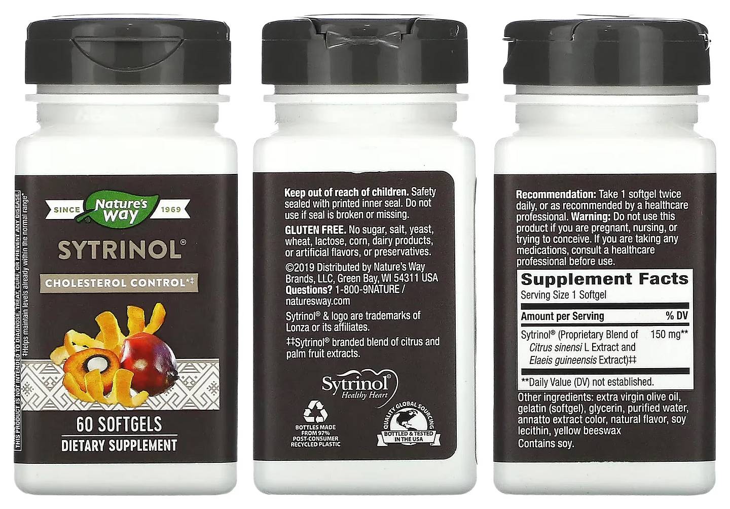 Nature's Way, Sytrinol, Cholesterol Control packaging