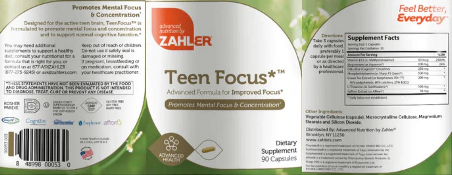 Zahler, TeenFocus label