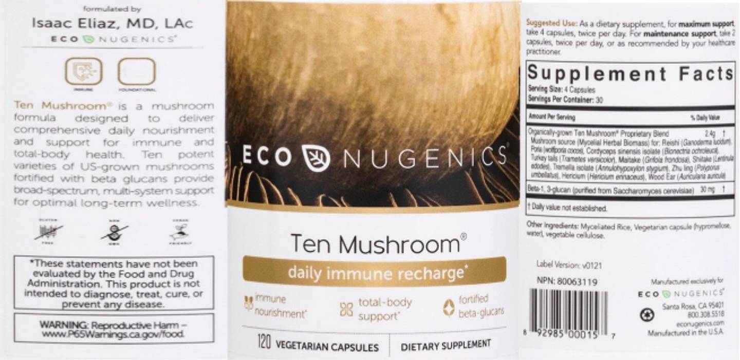 Econugenics, Ten Mushroom label