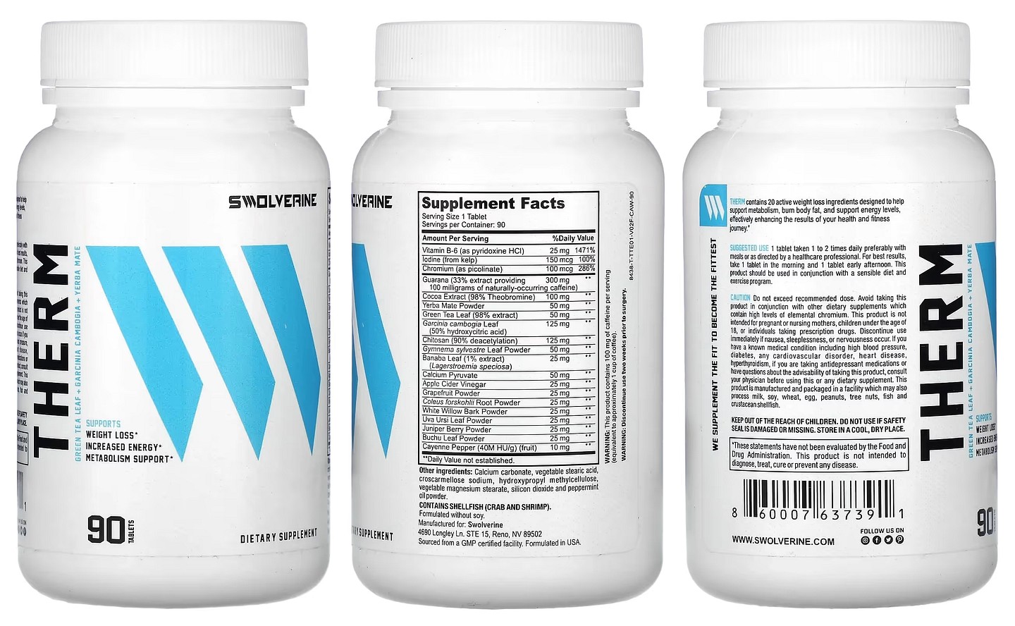 Swolverine, Therm packaging