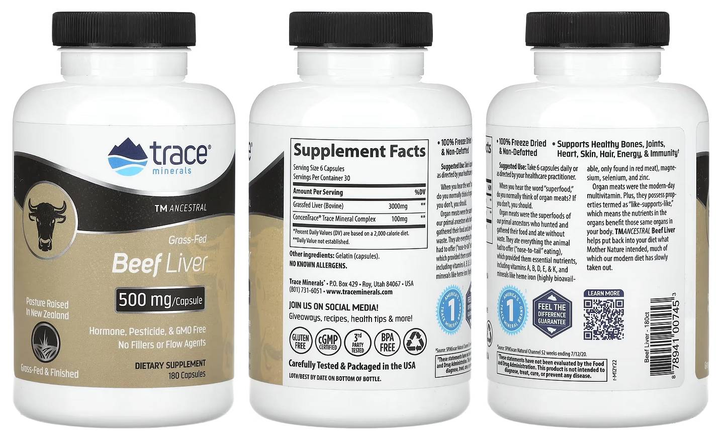 Trace Minerals, TM Ancestral packaging