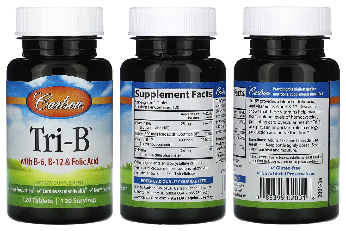 Carlson, Tri-B with B-6 packaging