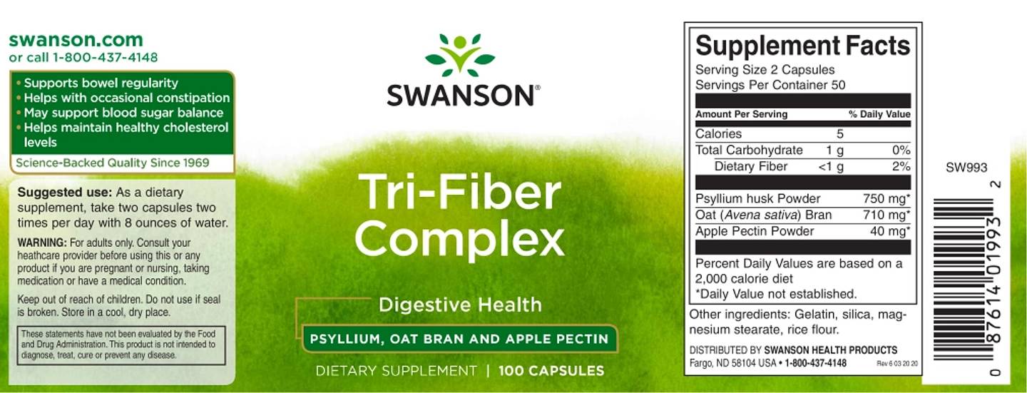 Swanson, Tri-Fiber Complex label