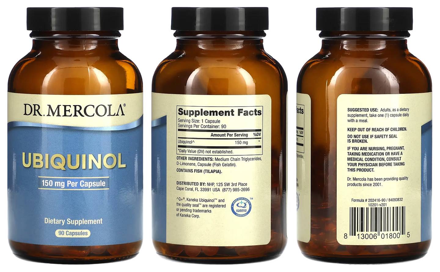 Dr. Mercola, Ubiquinol packaging