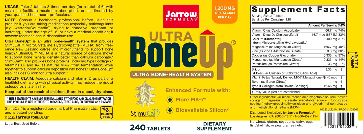 Jarrow Formulas, Ultra BoneUp label