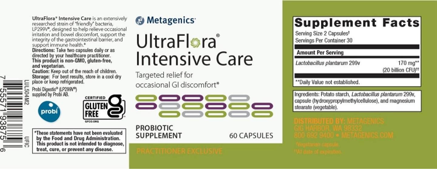 Metagenics, UltraFlora label