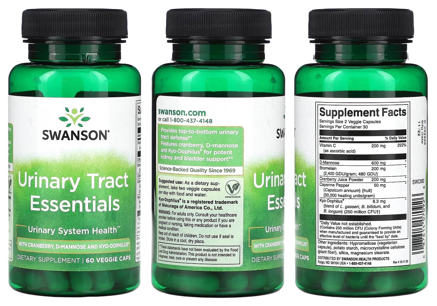 Swanson, Urinary Tract Essentials packaging