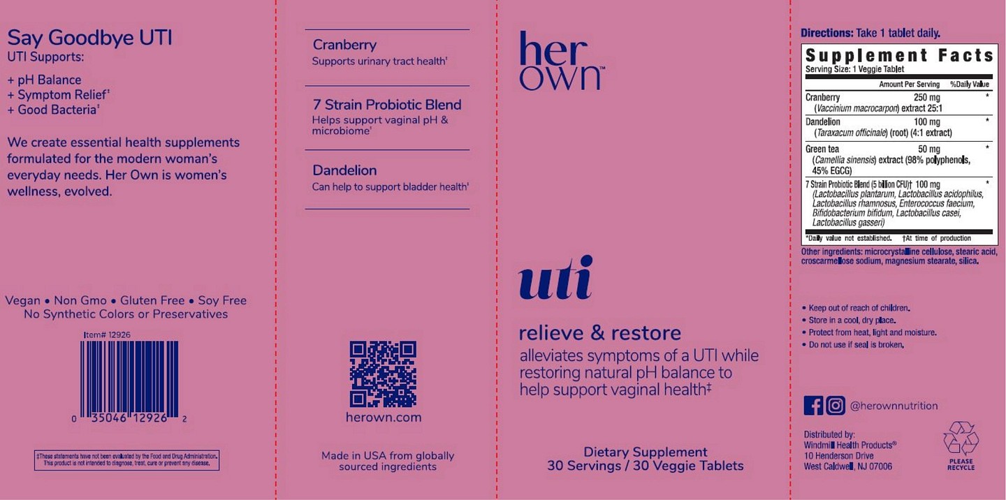 Her Own, UTI label