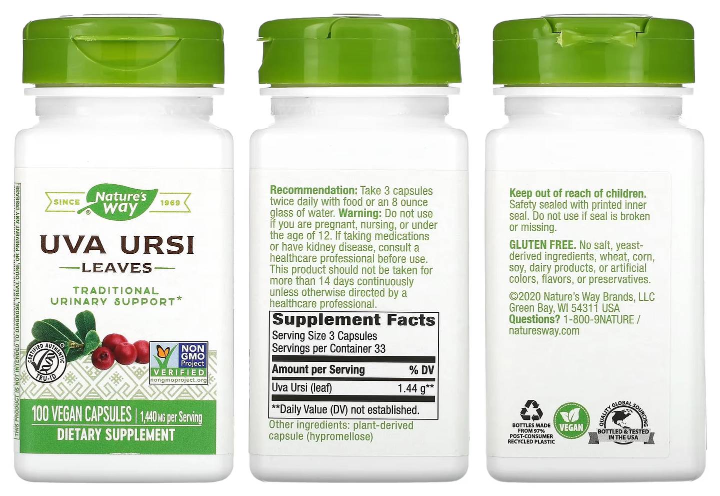 Nature's Way, Uva Ursi packaging