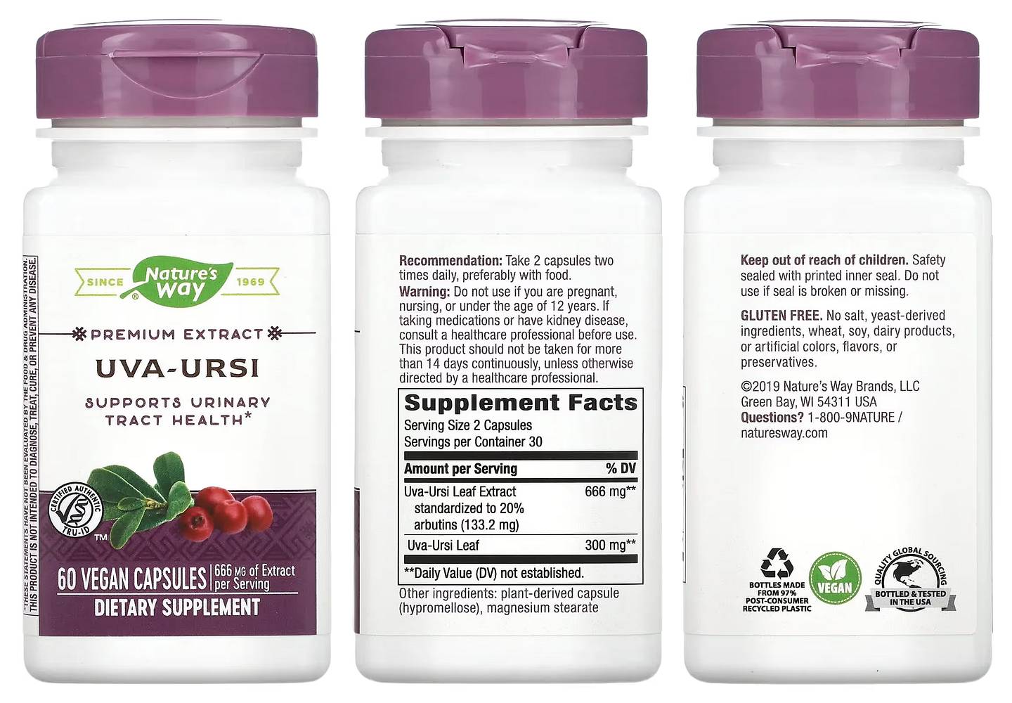 Nature's Way, Uva-Ursi packaging