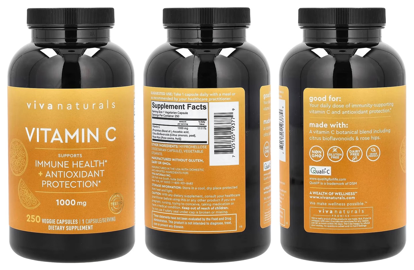 Viva Naturals, Vitamin C packaging