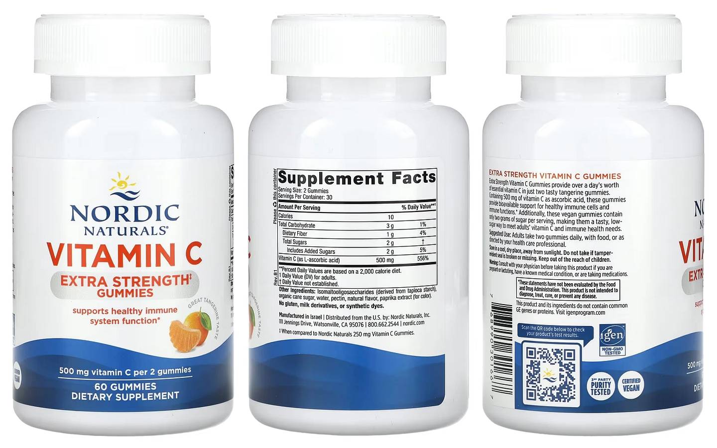 Nordic Naturals, Vitamin C packaging