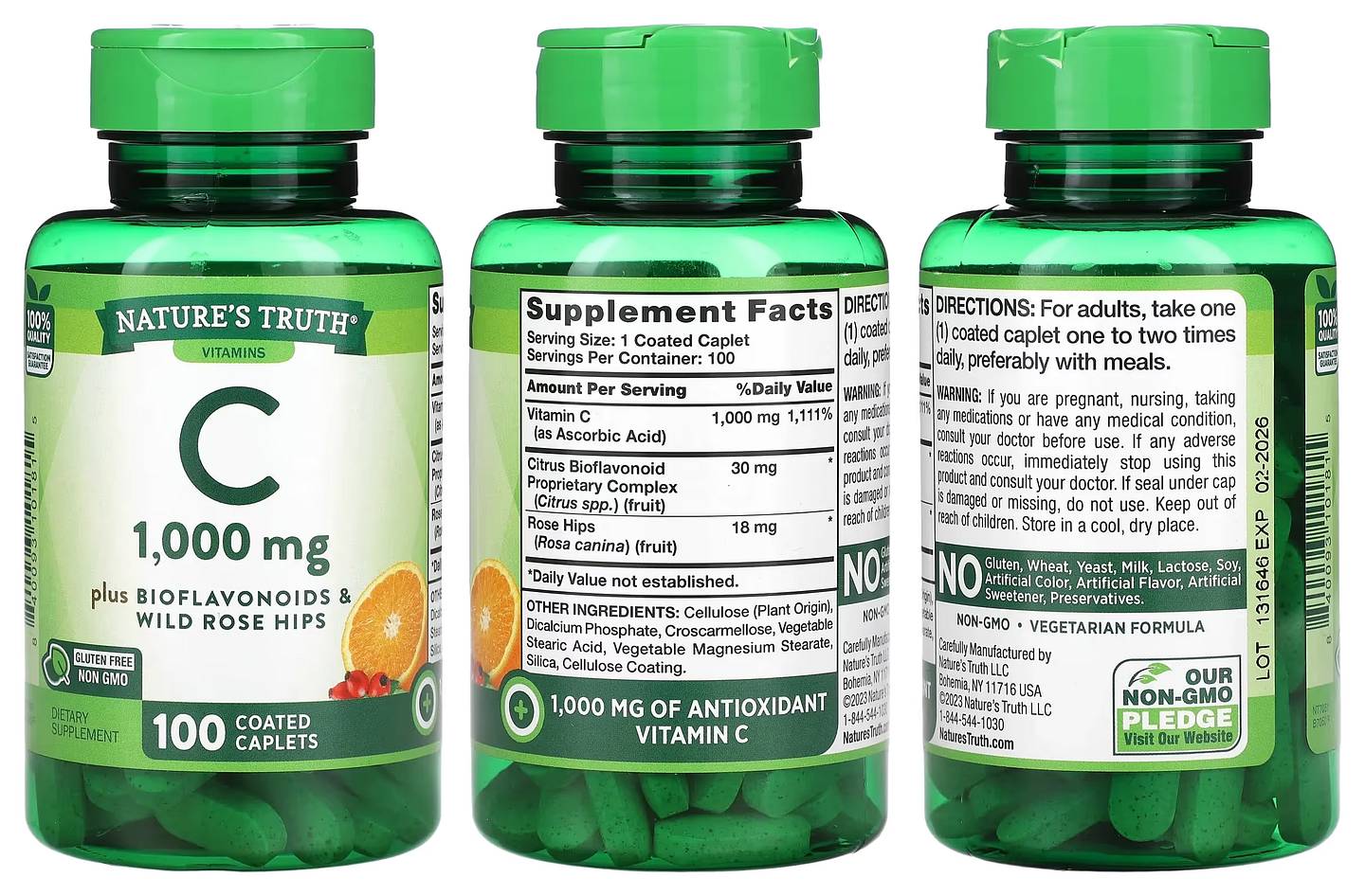 Nature's Truth, Vitamin C packaging