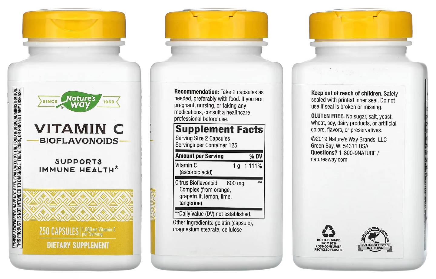 Nature's Way, Vitamin C Bioflavonoids packaging