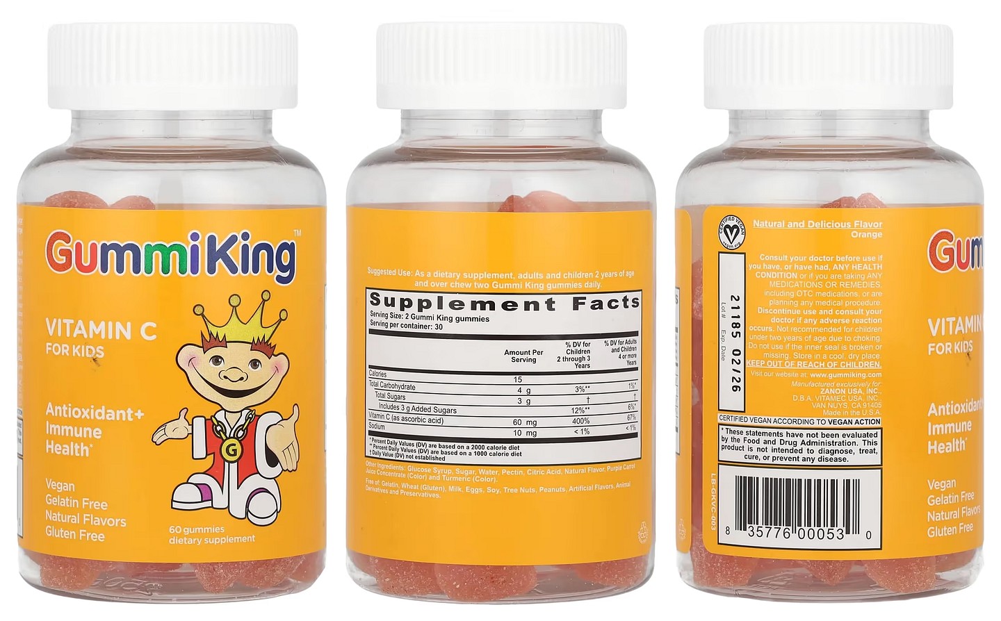 GummiKing, Vitamin C for Kids packaging
