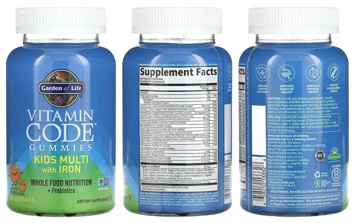 Garden of Life, Vitamin Code Gummies packaging