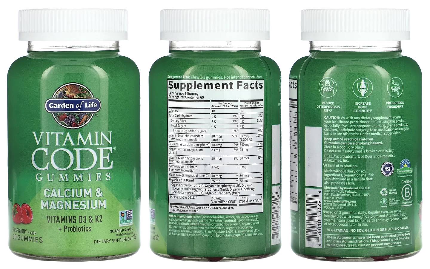 Garden of Life, Vitamin Code Gummies packaging