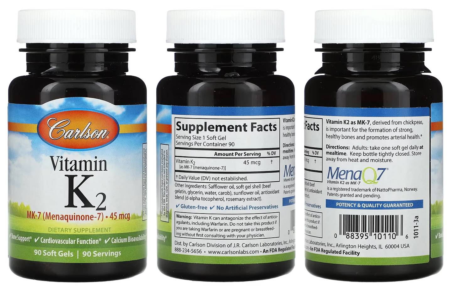 Carlson, Vitamin K2 packaging