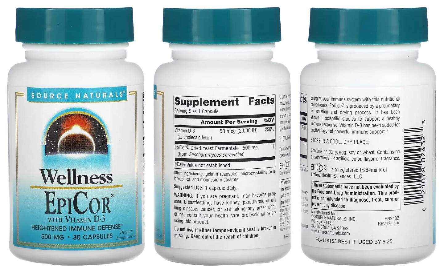 Source Naturals, Wellness packaging