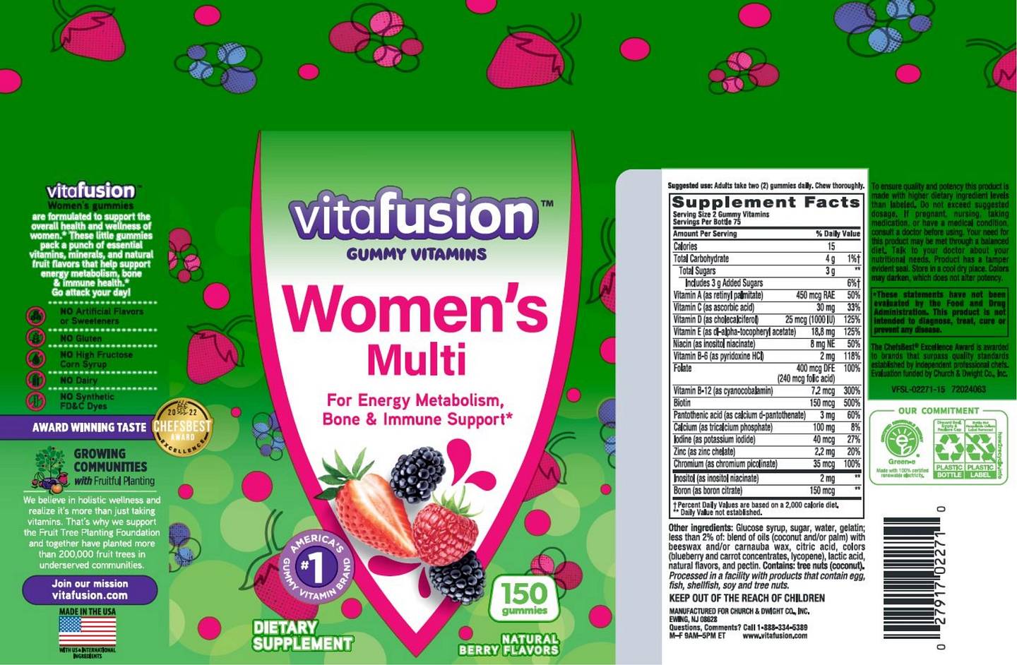 VitaFusion, Women's Multi label